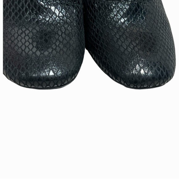 Calvin Klein Black Snake Print Cattee Booties size 10 - Picture 8 of 11